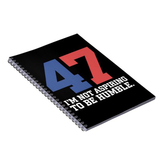 私は謙虚なカマラハリス47になりたいとは思っていない ノートブック (右側)