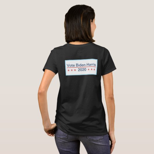 私は講義を受けないカマラハリス引用文 Tシャツ (裏面フル)