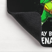 私は警告シェナニガン幸せな聖人Pになりやすい マウスパッド (コーナー)