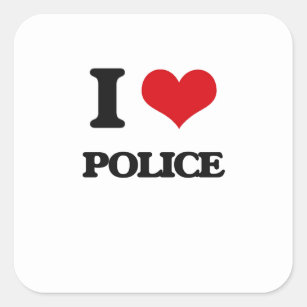 私は警察を愛します スクエアシール