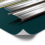 「私は議論をしていない、単に説明している」おもしろいフクロウ漫画 ポスター (角)