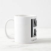 私は議論をしない コーヒーマグカップ (左)