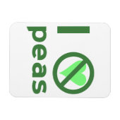 私は豆が嫌いだ マグネット (横)