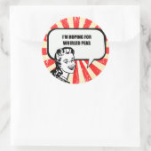 私は豆の渦が巻き起こることを望んでいる ラウンドシール (バッグ)