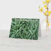 私は豆をあなたについてカードを考えることを食べます カード (黄色い花)