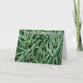 私は豆をあなたについてカードを考えることを食べます カード (正面)