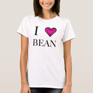私は豆を愛します! Tシャツ