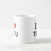 私は豆腐が大好き コーヒーマグカップ (中央)