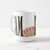 私は豊富なマグです コーヒーマグカップ (正面左)