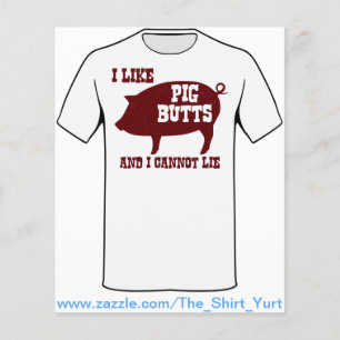 私は豚のお尻が好きで、BBQベーコンは嘘をつけない チラシ