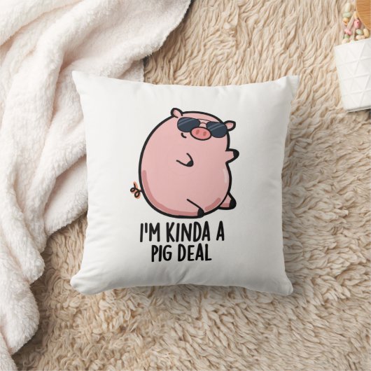 私は豚を売る動物のパおもしろいンだ クッション (ブランケット)