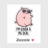 私は豚を売る動物のパおもしろいンだ シール (シート)