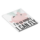 私は豚を飛ぶことができる空おもしろいき ノートパッド (アングル)