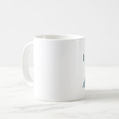 私は象が大好きだ。 コーヒーマグカップ (正面左)