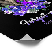 私は象ではない花は脳の戦争をアルツハイマー化 ポスター (角)