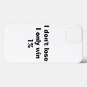 私は負けない、私は1%しか勝たない Case-Mate iPhoneケース (裏面 (横))