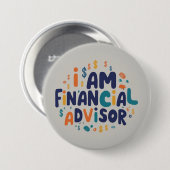私は財務顧問 缶バッジ (正面&裏面)