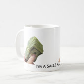 私は販売機械です コーヒーマグカップ (正面左)