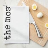 私は貴方が一番可愛いハート キッチンタオル (四つ折り)