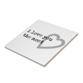 私は貴方が一番可愛いハート タイル (側面)