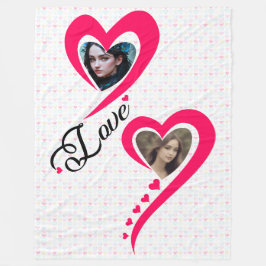 私は貴方が大好きだ フリースブランケット