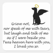 私は貴方をそう愛していた スクエアシール (正面)