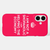 私は買い物中毒ではない Case-Mate iPhoneケース (裏面 (横))