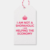 私は買い物客ではない ギフトタグ (正面)