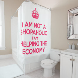 私は買い物客ではない シャワーカーテン