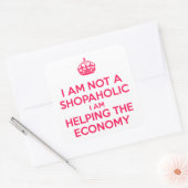 私は買い物客ではない スクエアシール (封筒)