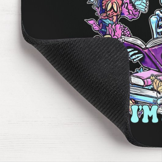 私は買不滅スケルトン読み取りタンクのような本 マウスパッド (コーナー)