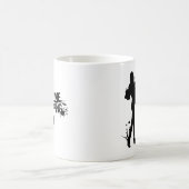 私は買物をすることを愛します コーヒーマグカップ (中央)