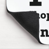 私は買物をするオンラインを愛します マウスパッド (コーナー)