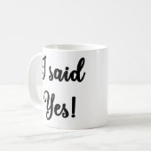 私は賛成しました! マグ (正面左)