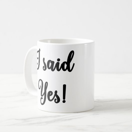 私は賛成しました! マグ (正面左)