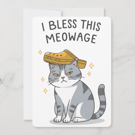 私は賛美この結婚の猫の結婚こと シーズンカード (正面)