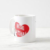 私は賢いラテンアメリカ系女性のsotomayorのマグを愛します コーヒーマグカップ (正面左)