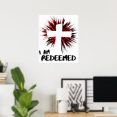 「私は贖われた」ウォールポスター ポスター (ホームオフィス)
