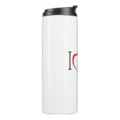 私は赤いハートと魚釣りに行くのが大好き タンブラー (回転左)