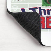 私は赤い地帯で繁栄します! マウスパッド (コーナー)