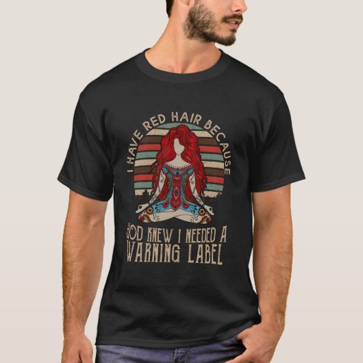 私は赤い髪をしている Tシャツ (正面)
