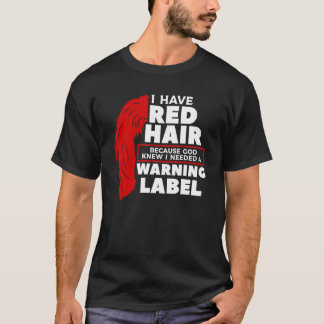 私は赤い髪をしている Tシャツ