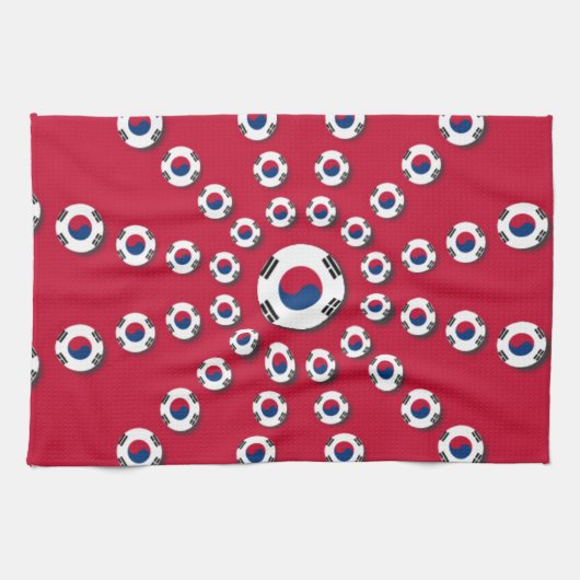 私は赤が大好き キッチンタオル (横)