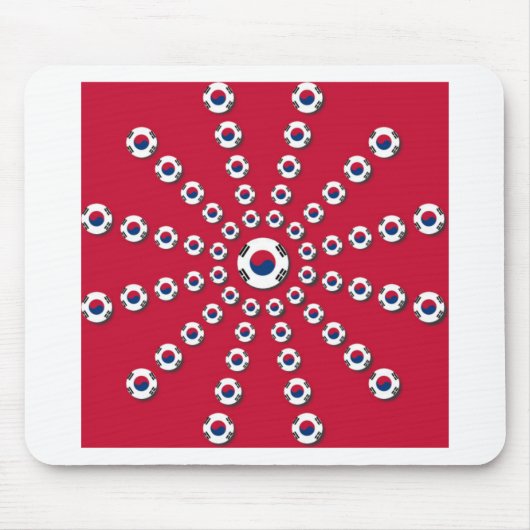 私は赤が大好き マウスパッド (正面)