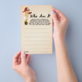 私は赤ちゃんシャワーのゲームカードである小さな消防士 チラシ (ハンドル)