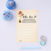 私は赤ちゃんシャワーのゲームカードである小さな消防士 チラシ (シングル)