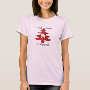 私は赤のクリスマスのためのユニコーンがほしいと思います Tシャツ
