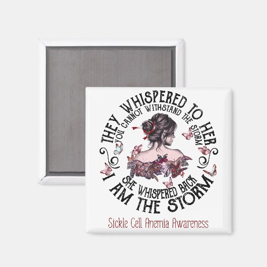 私は赤血球貧血認識度 マグネット (正面/裏面)