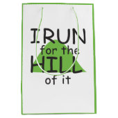 私は走その丘に© – ラおもしろいンナ抱き枕 ミディアムペーパーバッグ (正面)