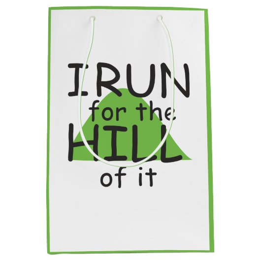 私は走その丘に© – ラおもしろいンナ抱き枕 ミディアムペーパーバッグ (正面)